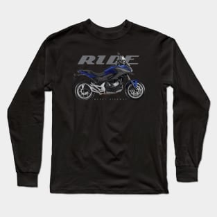 Ride nc blu black Long Sleeve T-Shirt